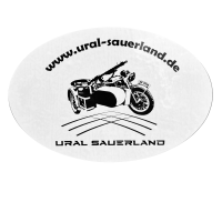 Aufkleber Sticker Ural Sauerland Oval 150 x 100 mm