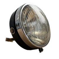 Scheinwerfer Lampe mit Chromring E-Zeichen Original...
