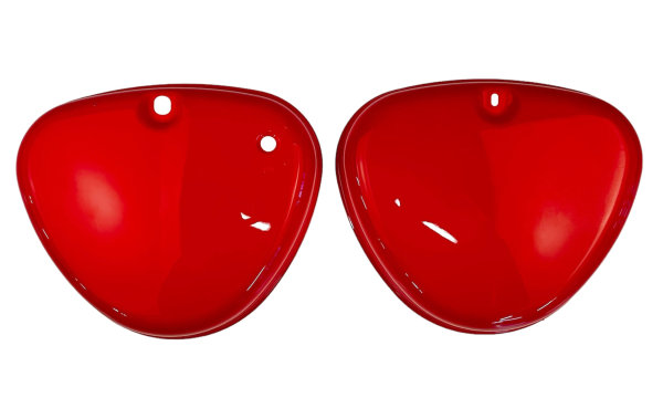 Seitendeckel Set links + rechts Rot für Simson S50 S51 S70 Deckel