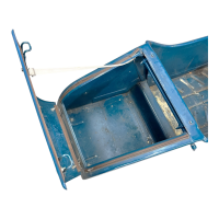 Beiwagen Boot mit Klappe für Gespann blau Original Gebraucht Ural