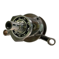 Crankshaft with connecting rod, low mileage, original, used,
