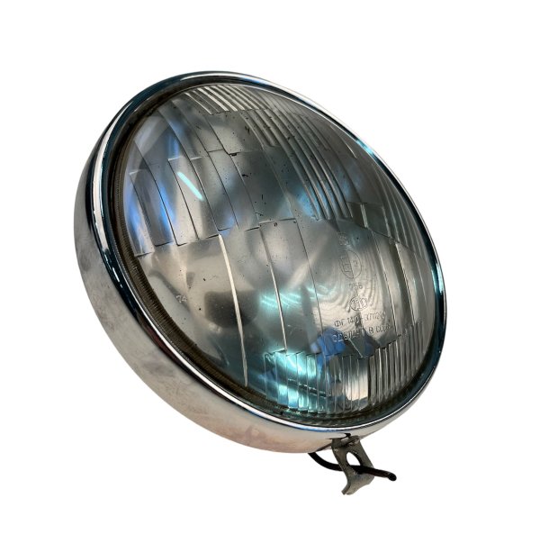 Lampenschirm mit Glas und Chromring Original Gebraucht Dnepr MT10