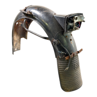 Rear mudguard with bracket, blac gallery 14_2nd