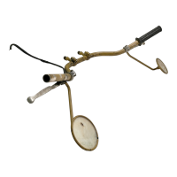 Manubrio leva specchio supporto originale usato Ural 3