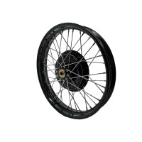 Speichenrad 2,15 x 19 Schwarz Ural M72 CJ750 