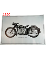 Poster Plakat BMW R67/2 600 ccm 68 x 48