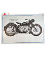 Poster Plakat BMW R51/3 500 ccm 63 x 44