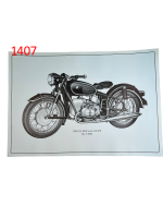 Poster Plakat BMW R50/S 500 ccm 68 x 48