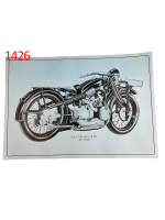 Poster Plakat BMW R11 750 ccm 68 x 48