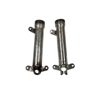 2x steel dip tubes for fork, early model Ural M72 CJ750 BMW 