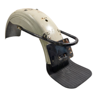 Rear mudguard with bracket, original, us gallery