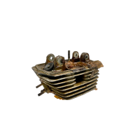 Cylinder head, right, with valves, new, original USSR Dnepr 