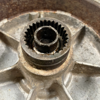 Wheel hub Solid hub Original Used Good condition Dnepr K750 