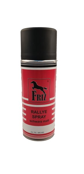Sprühdose Friz Rallye Spray schwarz matt