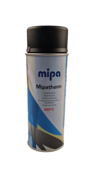 400ml Mipatherm Auspufflack 800 ° C Ofenlack Thermolack Schwarz matt Spray