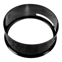 Tacho Ring Außen Gehäuse 79mm schwarz für M7