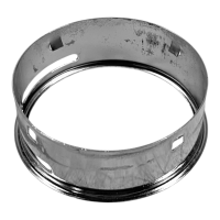 Tacho Ring Außen Gehäuse 79mm chrom für M72 