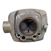 Testata sinistra con valvole originali usate Ural 750 4
